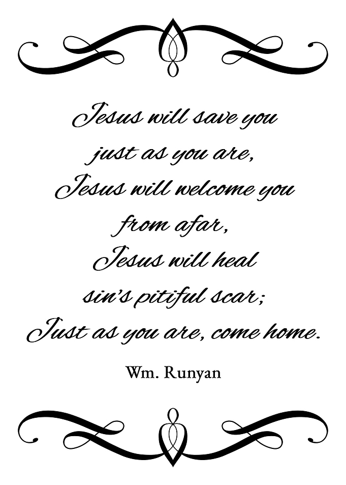 Just As You Are