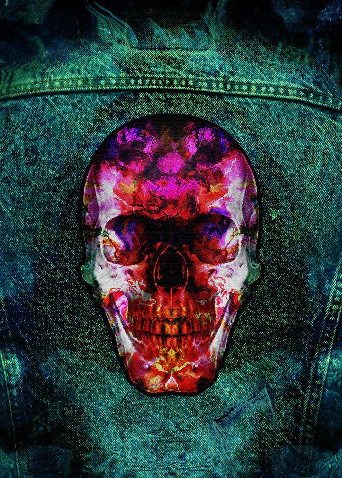Jokers Wild Sk8r Skull
