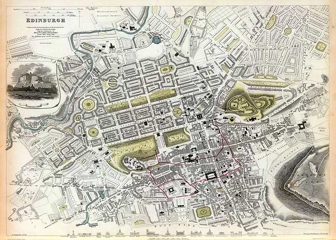 Plan of Edinbrugh