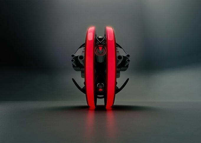 Droidalla Front View