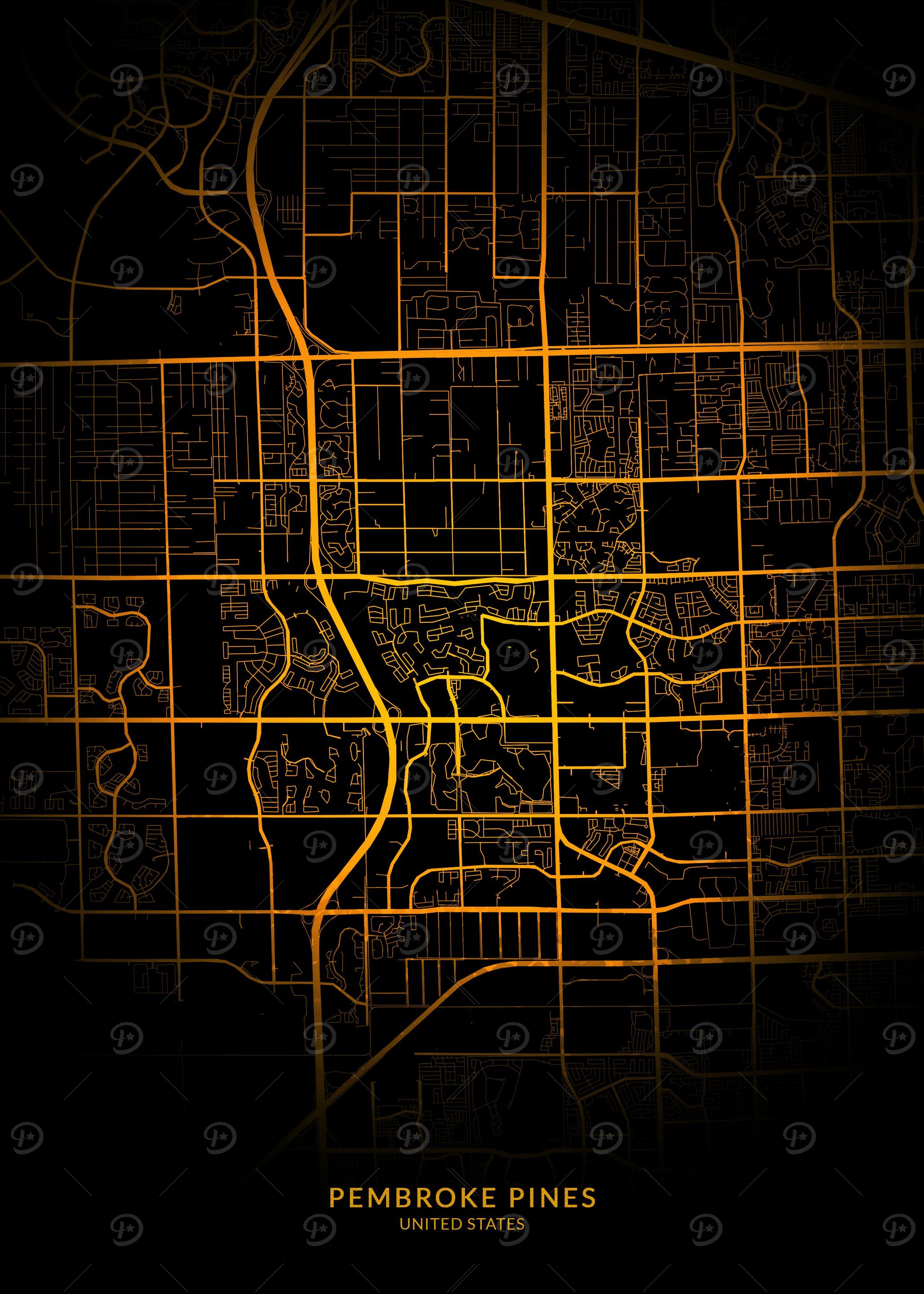 Pembroke Pines City Map