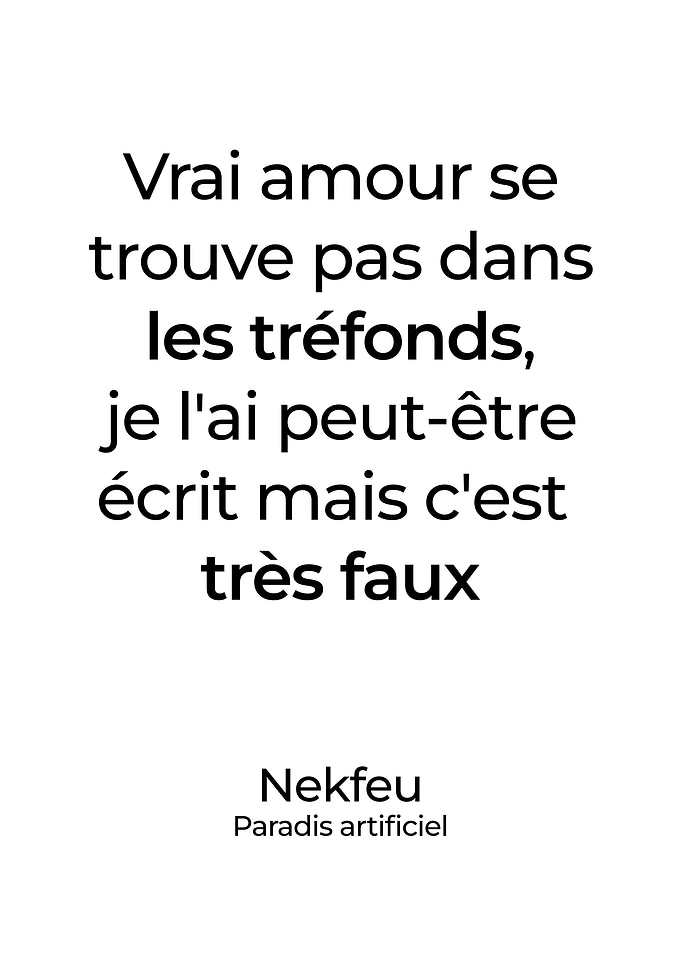 Nekfeu Poster