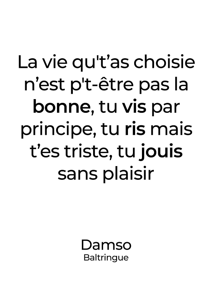 Damso Poster