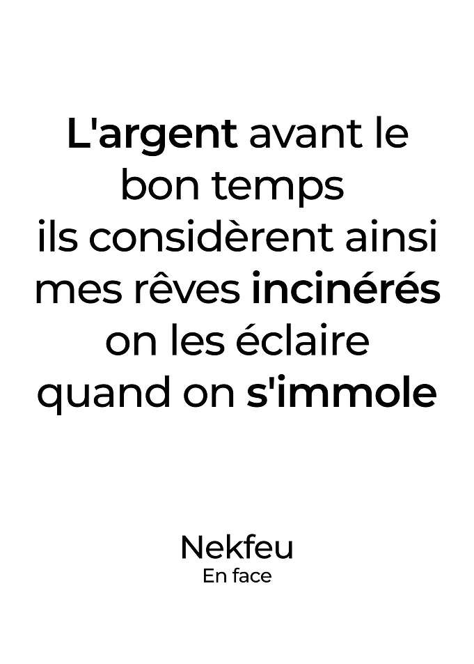 Nekfeu Poster