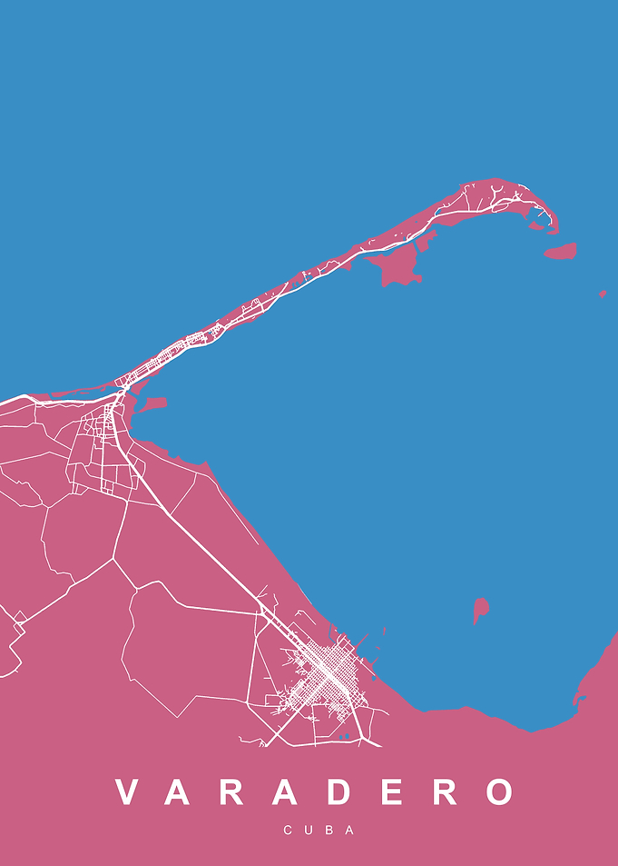 VARADERO Map CUBA