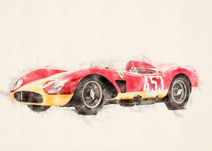Ferrari Retro Tuning 1957