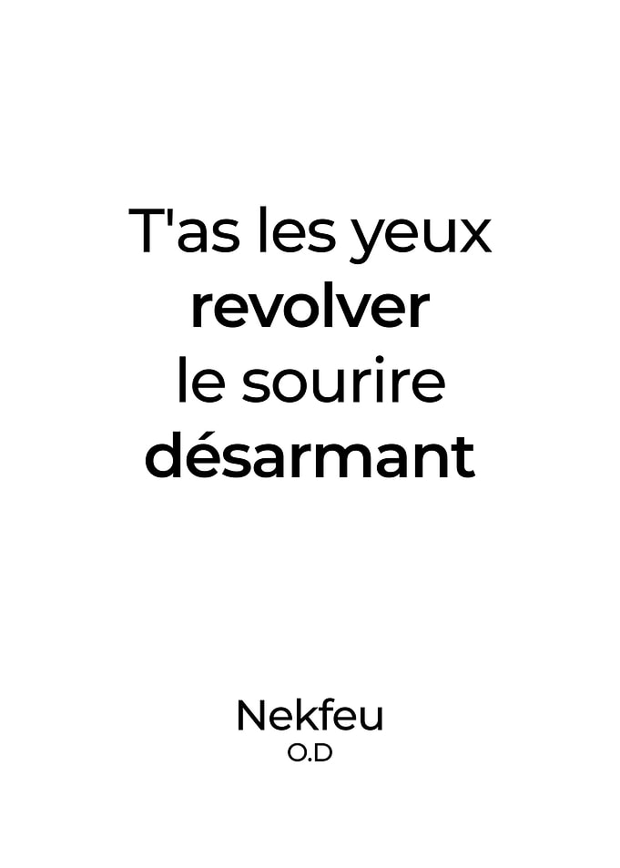 Nekfeu Poster