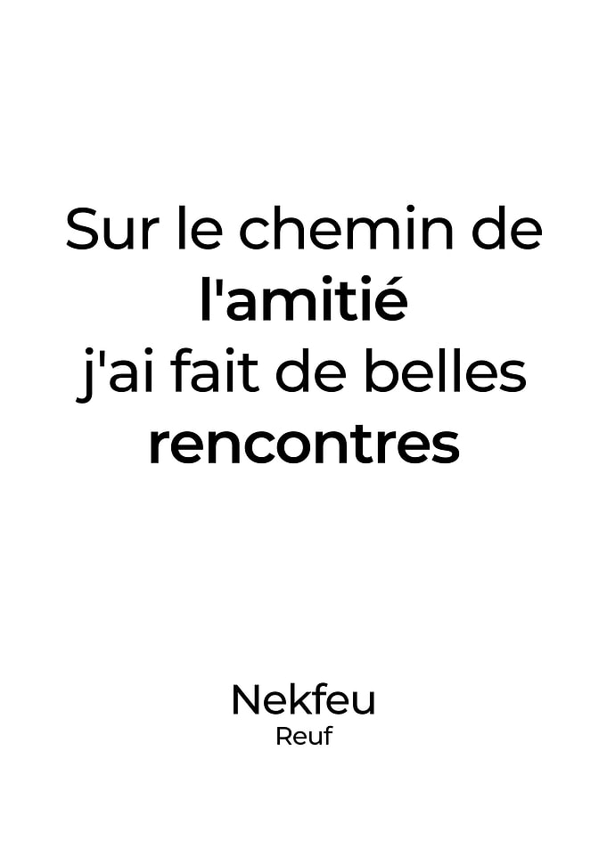 Nekfeu Poster