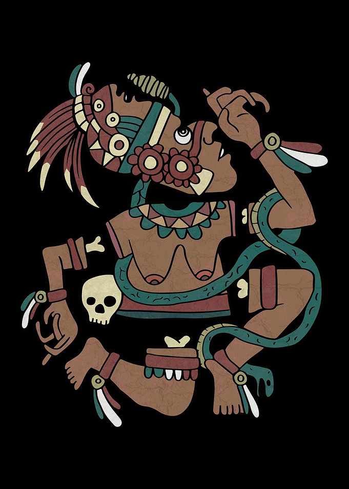 Coyolxauhqui Aztec Goddess