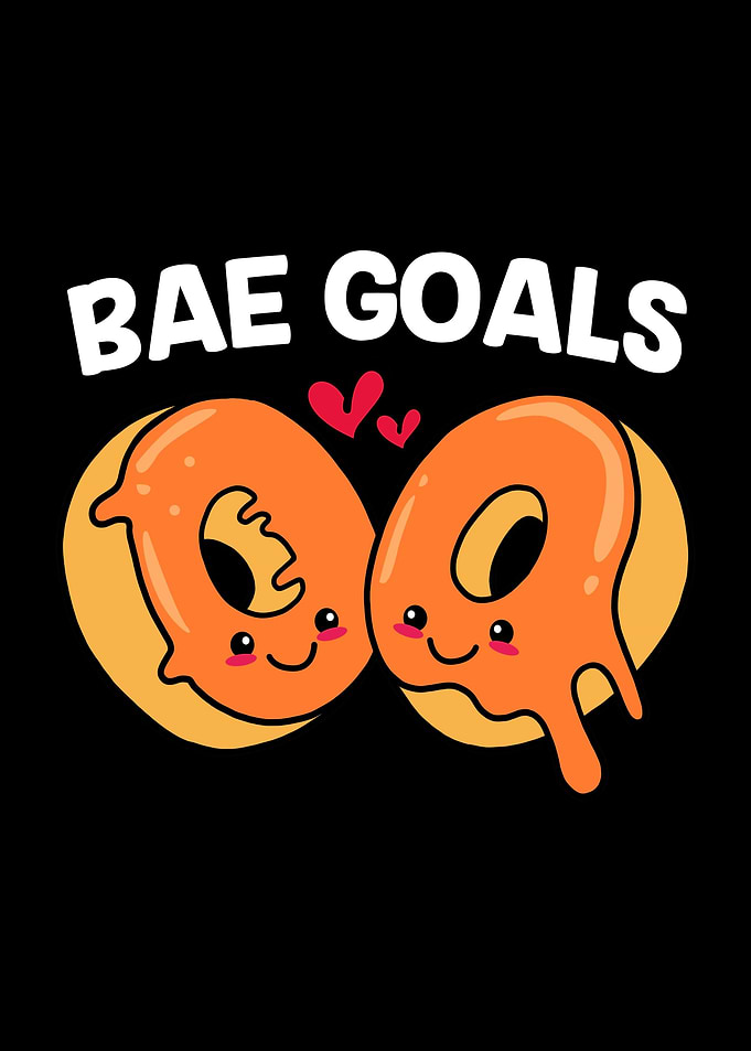 Bae Goals Bagel Couple