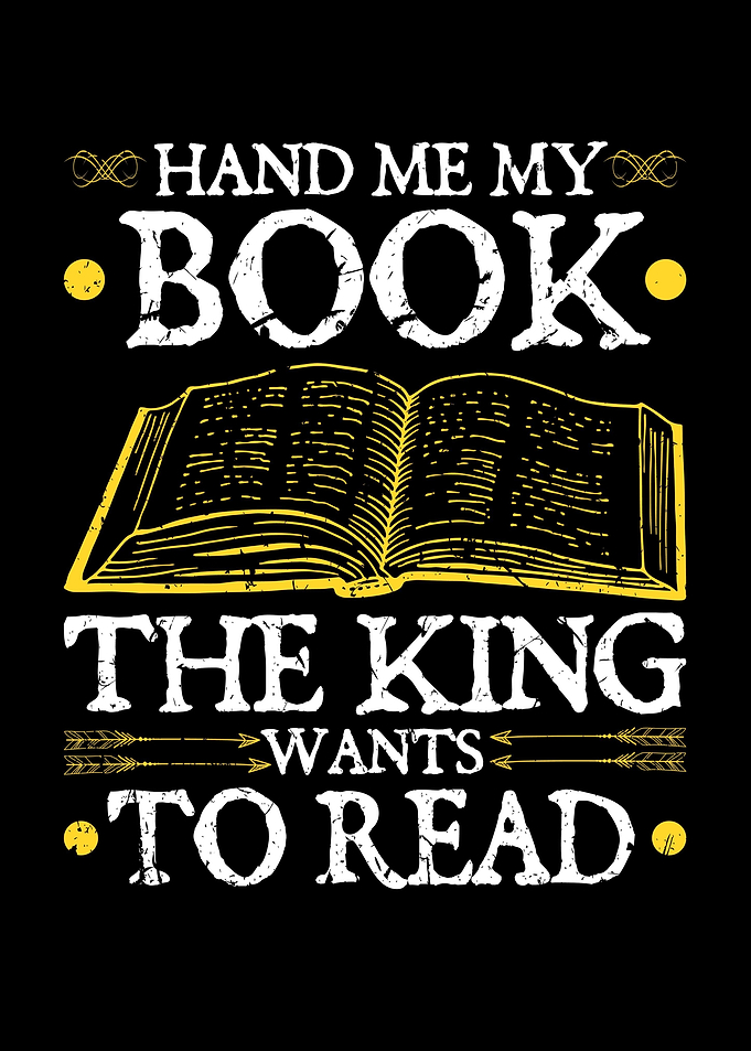 Reading King Book Lover