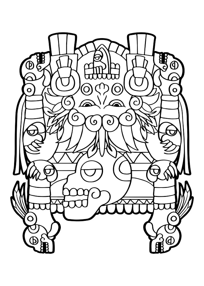 Tlaltecuhtli Aztec Goddess