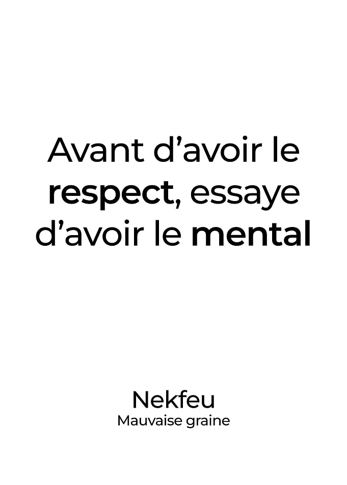 Nekfeu Poster