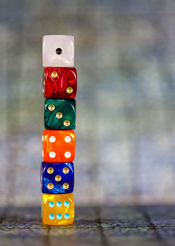 Dice for boardgame and rpg