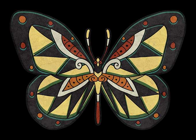 Aztec Butterfly Mayan Inca