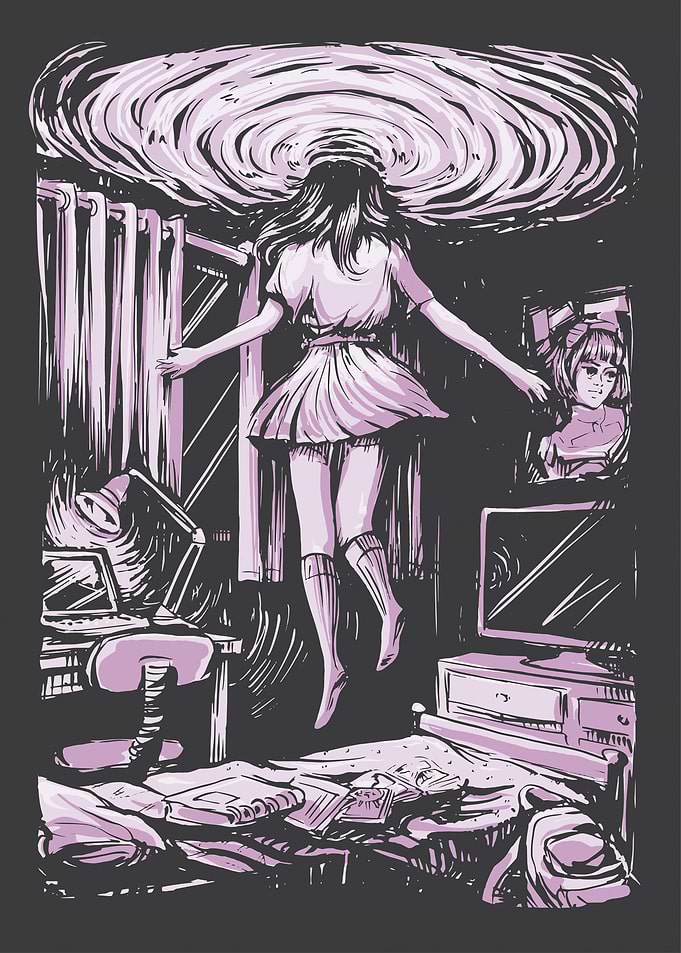 Portal Door Girl