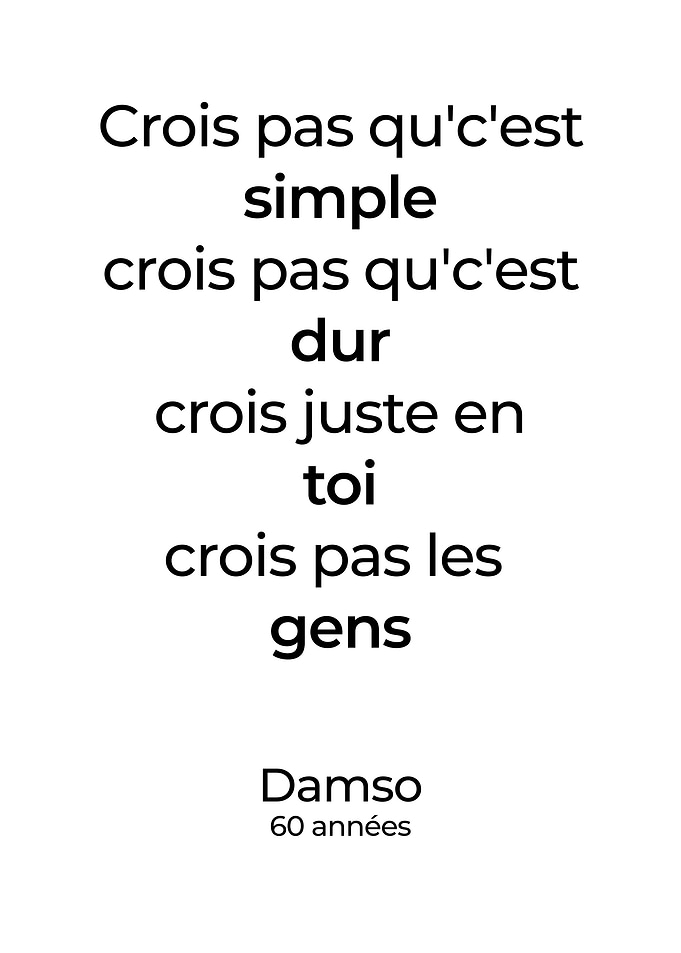 Damso Poster