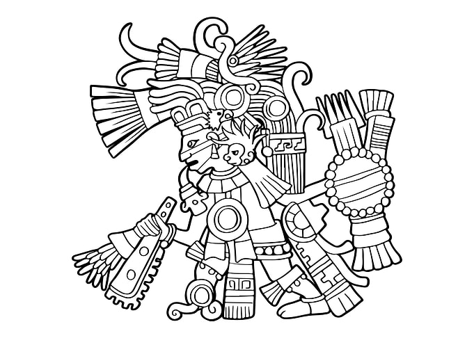 Tezcatlipoca Aztec God