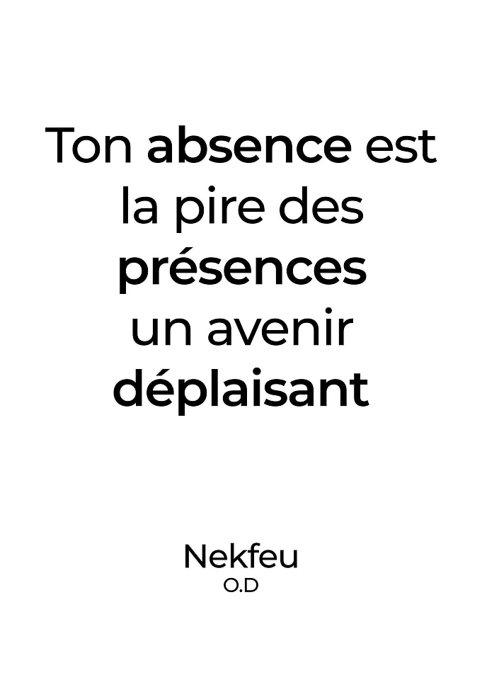 Nekfeu Poster