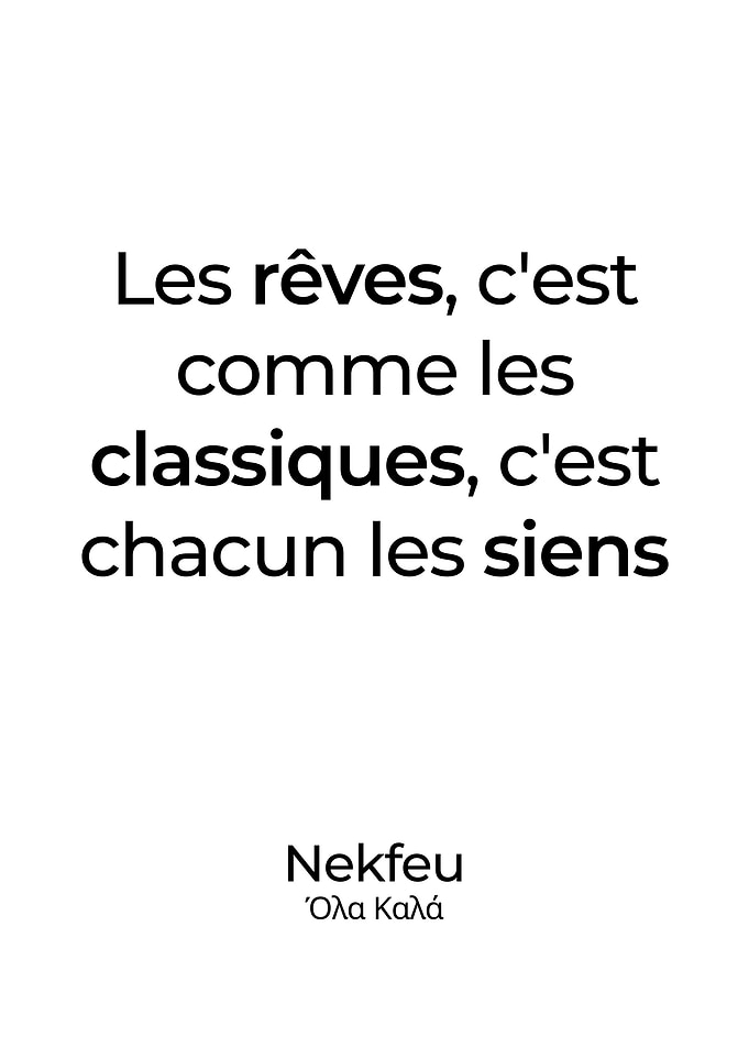 Nekfeu Poster