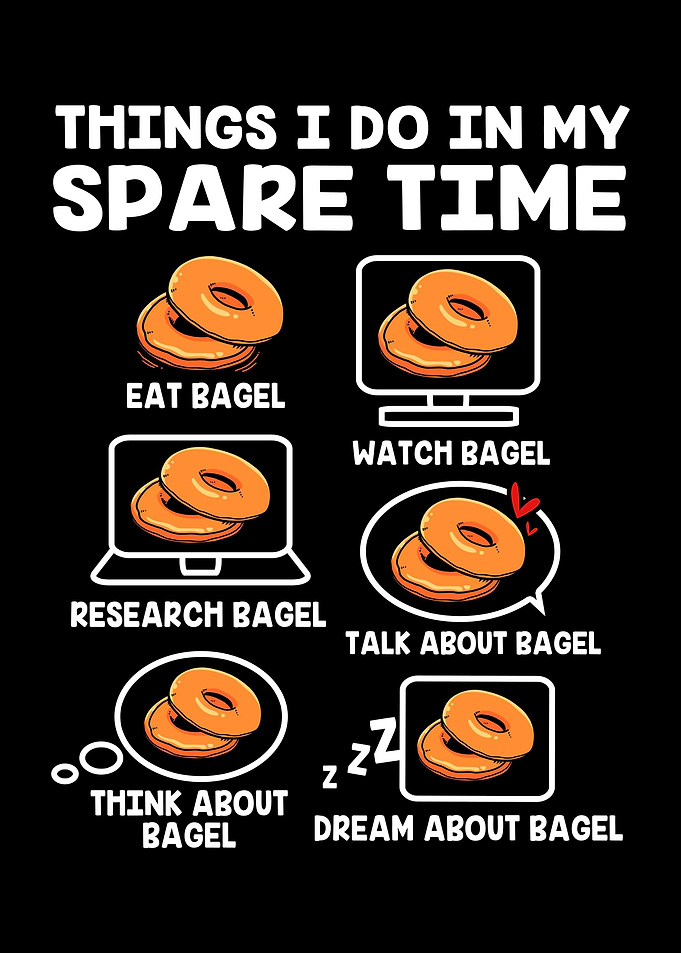 Funny Bagel Lover