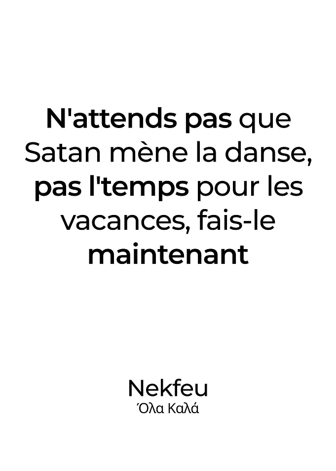 Nekfeu Poster
