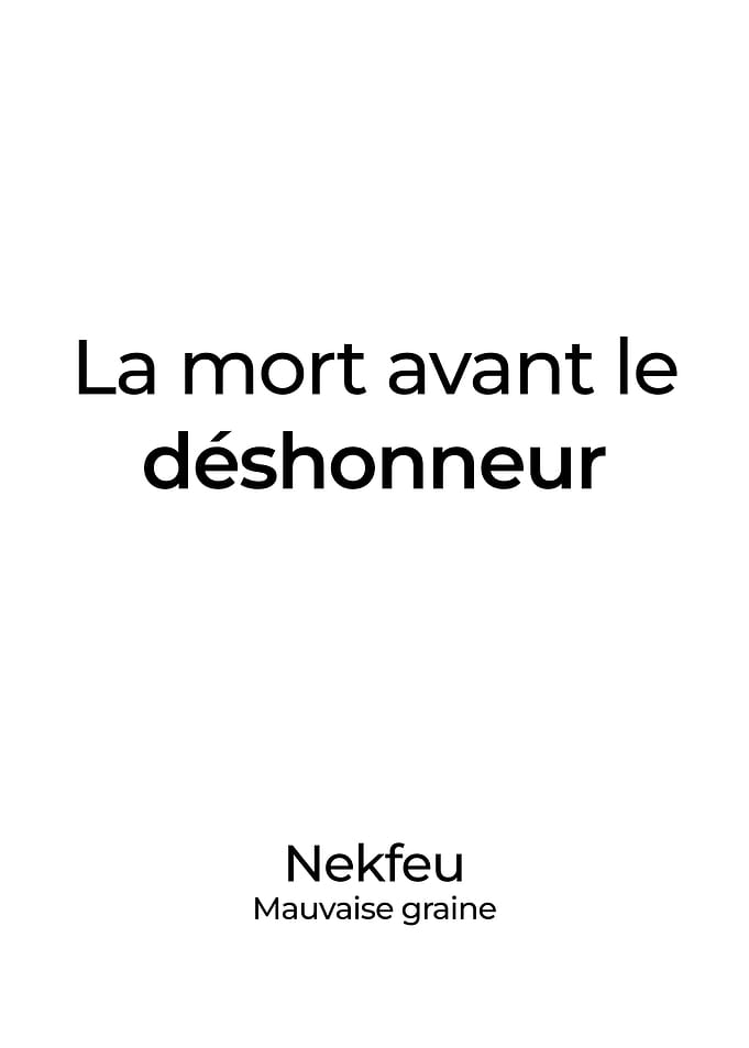 Nekfeu Poster