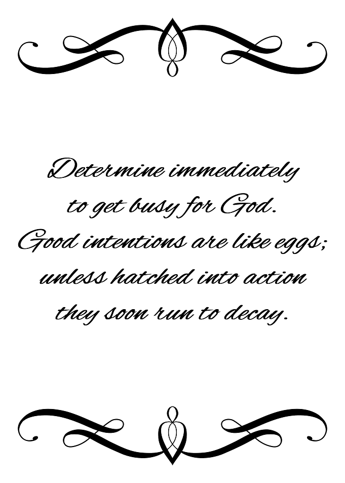 Get Busy for God