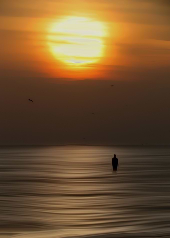 Lone figure