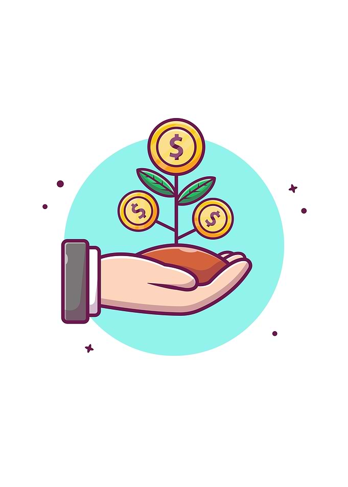Hand WIth Coin Plant