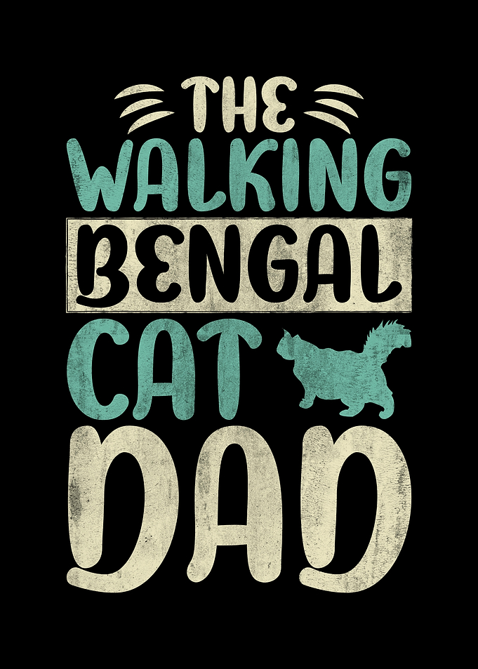 The Walking Bengal Cat Dad