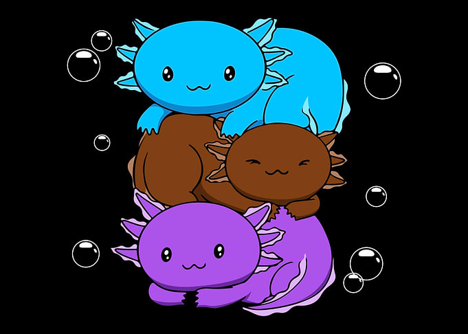 Androsexual Flag Axolotl
