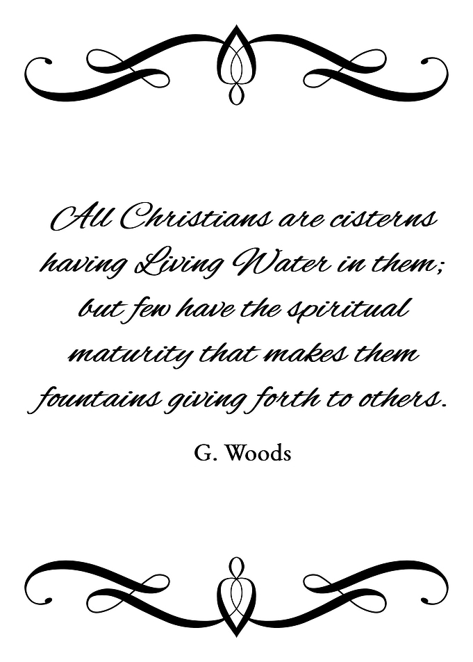 Cisterns of Living Water