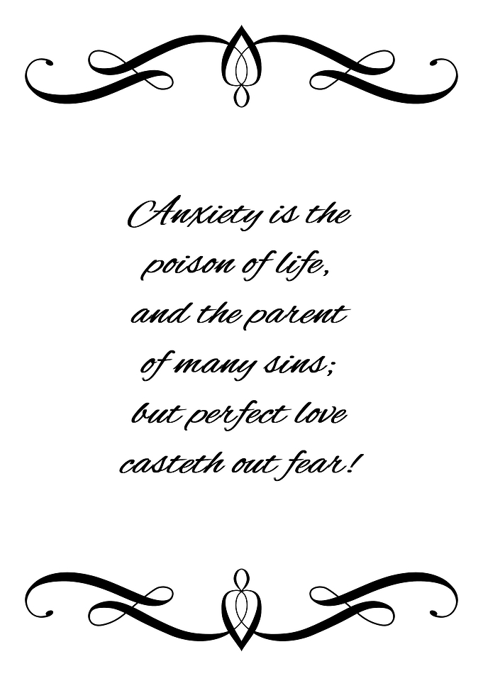 Anxiety and Love