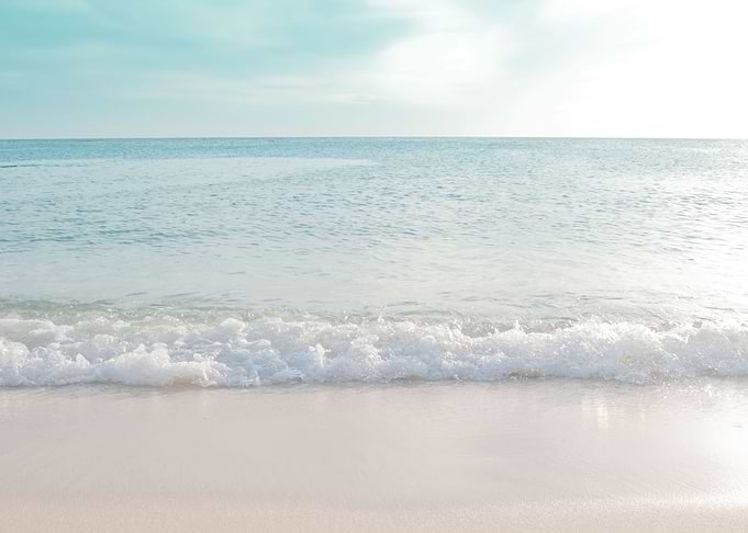 Soft Pastel Ocean Waves 3