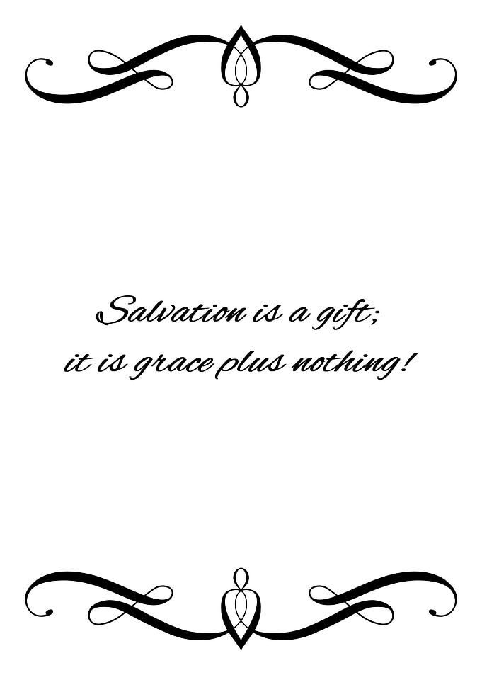 Salvation Is a Gift
