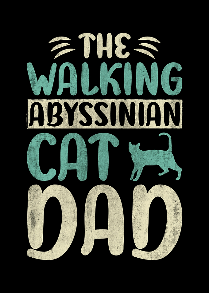 Abyssinian Cat Dad