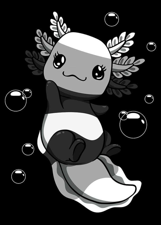 Allosexual Flag Axolotl