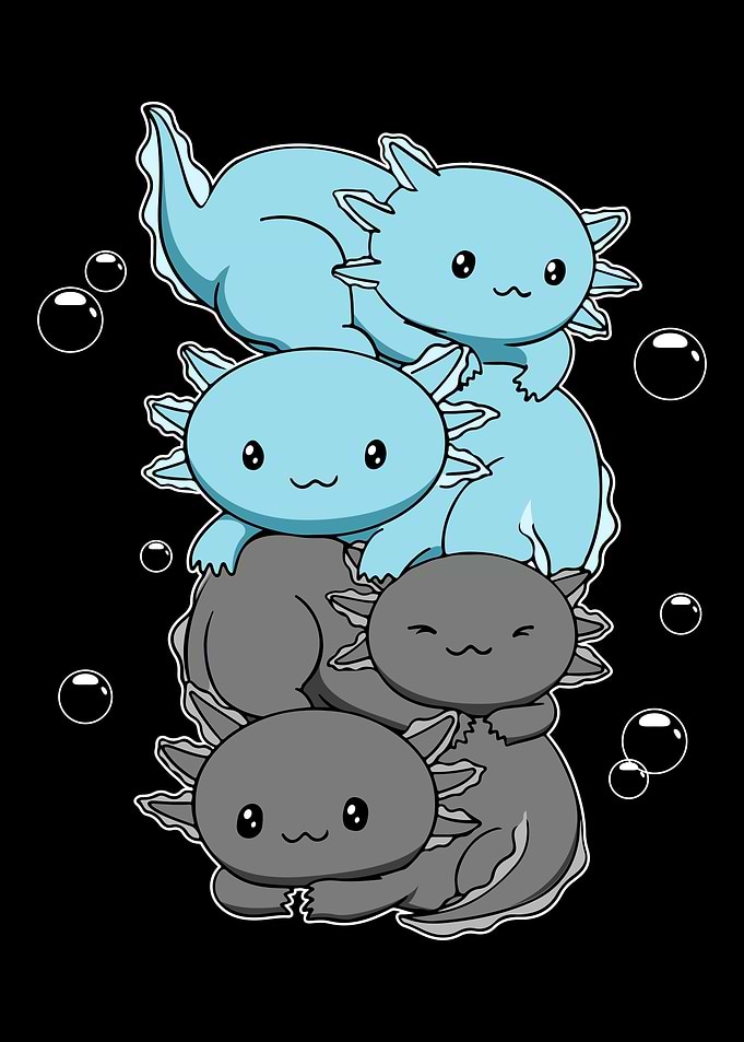 Autosexual Flag Axolotl