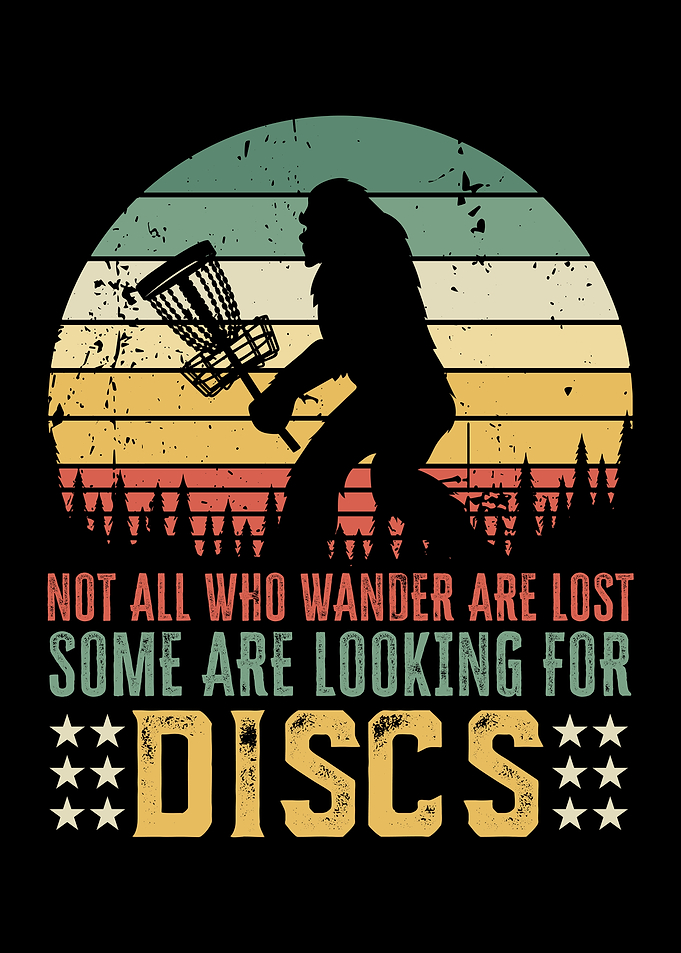 Funny Disc Golf Bigfoot