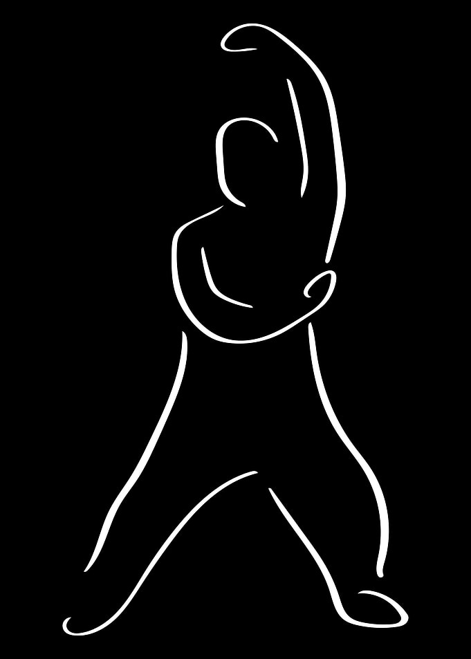 Qi Gong Line Art Minimal