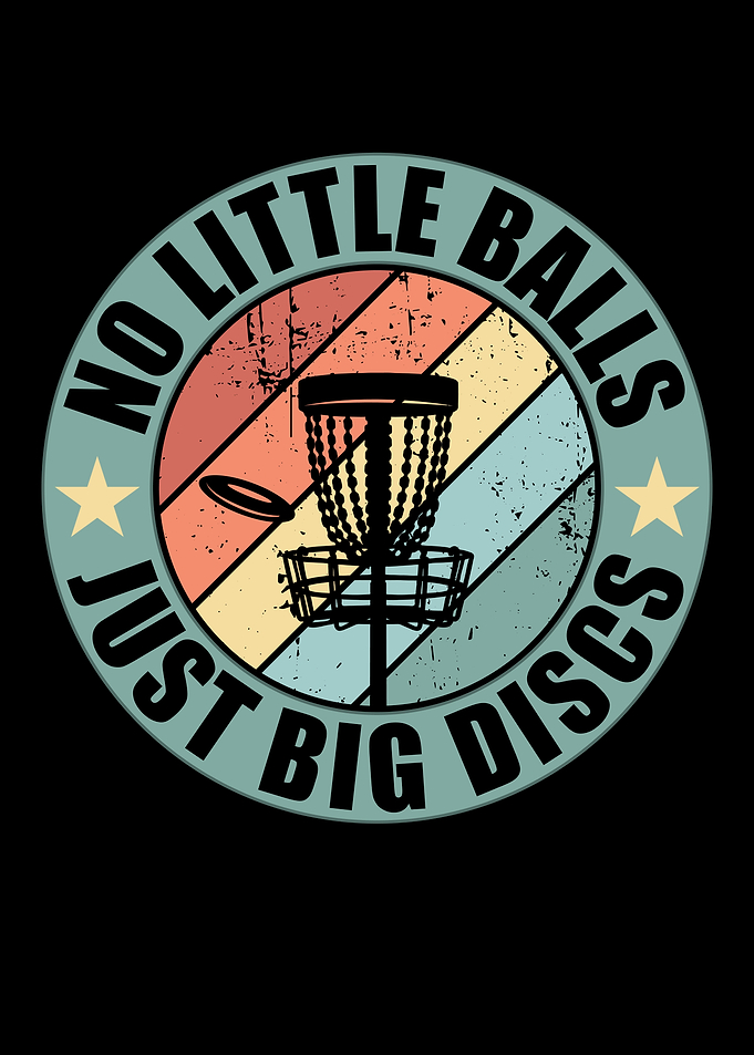 Funny Retro Disc Golf