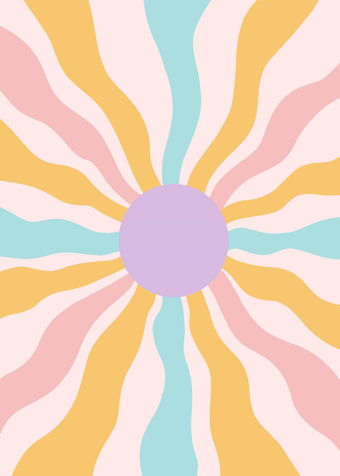 Wavy Retro Sun Glam 2