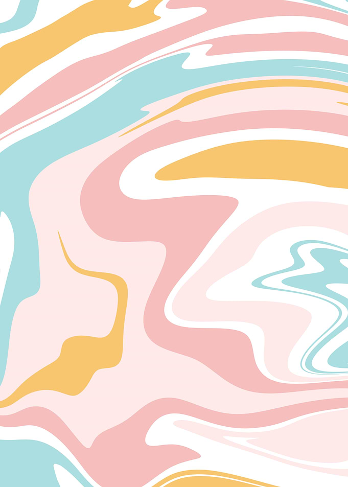 Retro Liquid Swirl Glam 1