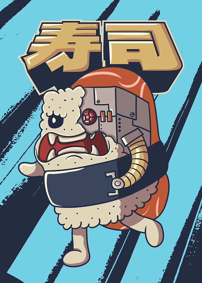 Cyborg Japanese Sushi