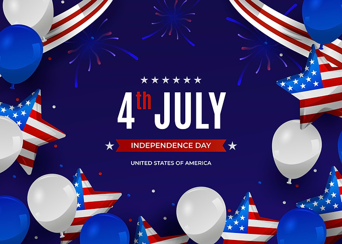 Gradient 4th of July