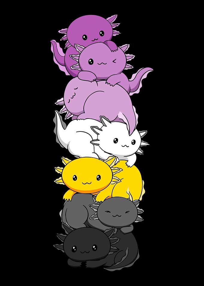 Monosexual Flag Axolotl