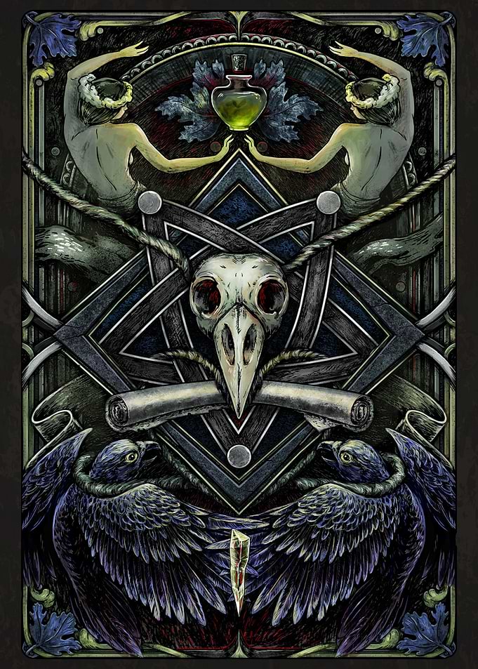 Raven Skull