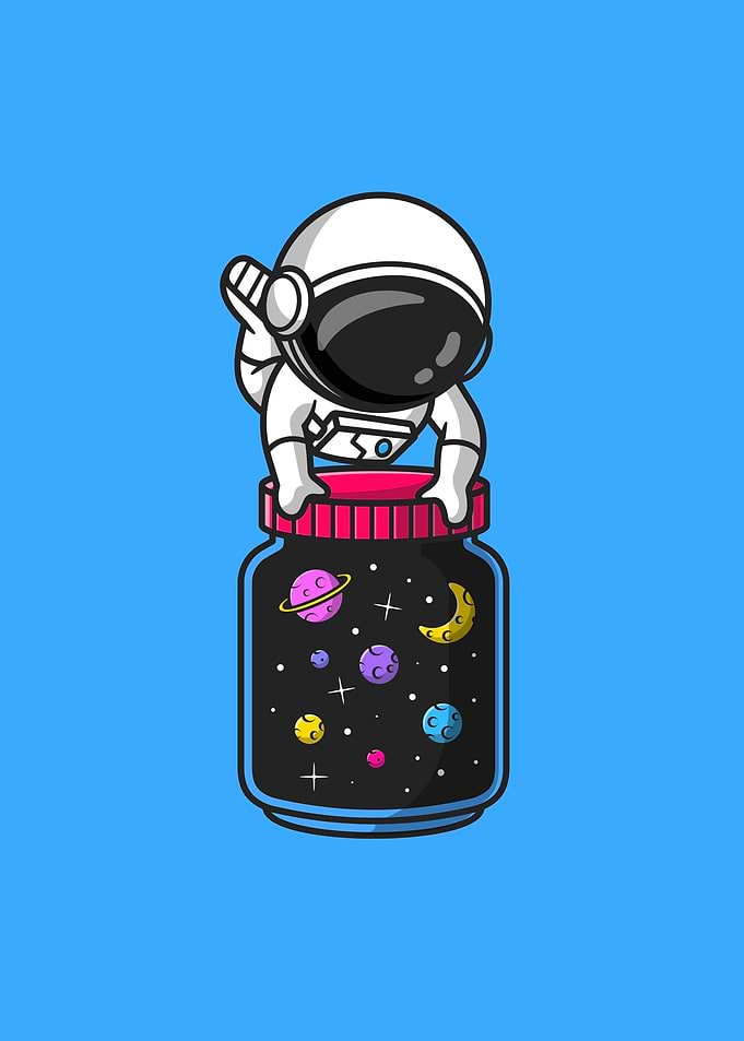 jar of galaxy space