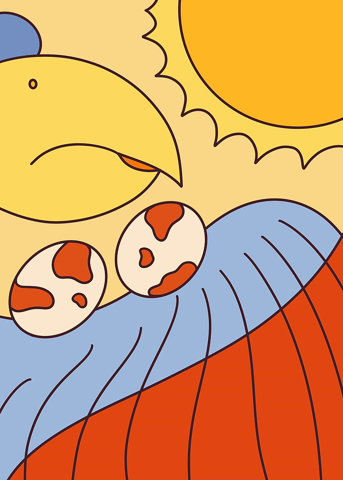 Abstract summer fibes
